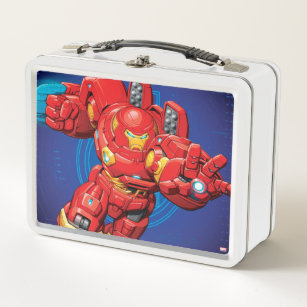 Iron Man Mech Suit Metal Lunch Box