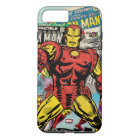 Iron Man Retro Comic Collage