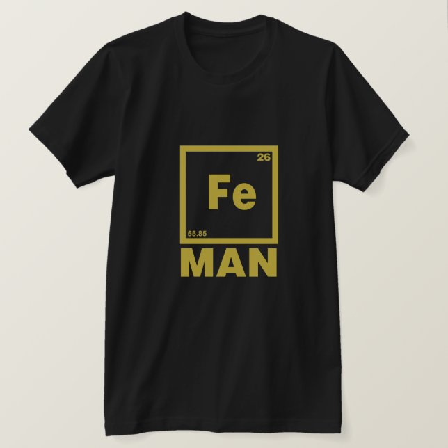 Iron Man T-shirt | Fe Man T shirt (Design Front)