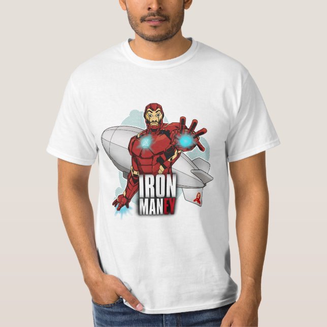 Iron man X the paper house T-Shirt (Front)