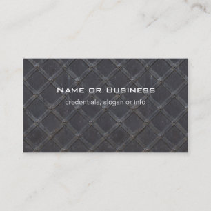 Iron Metal Grille Lattice Framework Construction Business Card