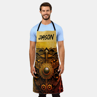 Iron metals metal Art Apron