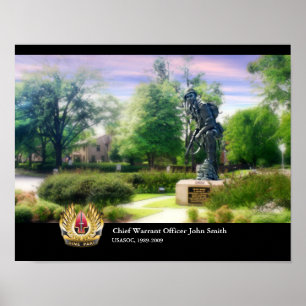 Iron Mike with USASOC  Sine Pari (customise) Poster