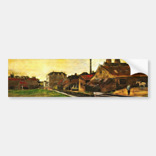 Iron Mill in The Hague by Vincent van Gogh Bumper Sticker