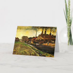 Iron Mill in The Hague by Vincent van Gogh Card