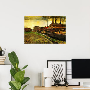 Iron Mill in The Hague by Vincent van Gogh Poster