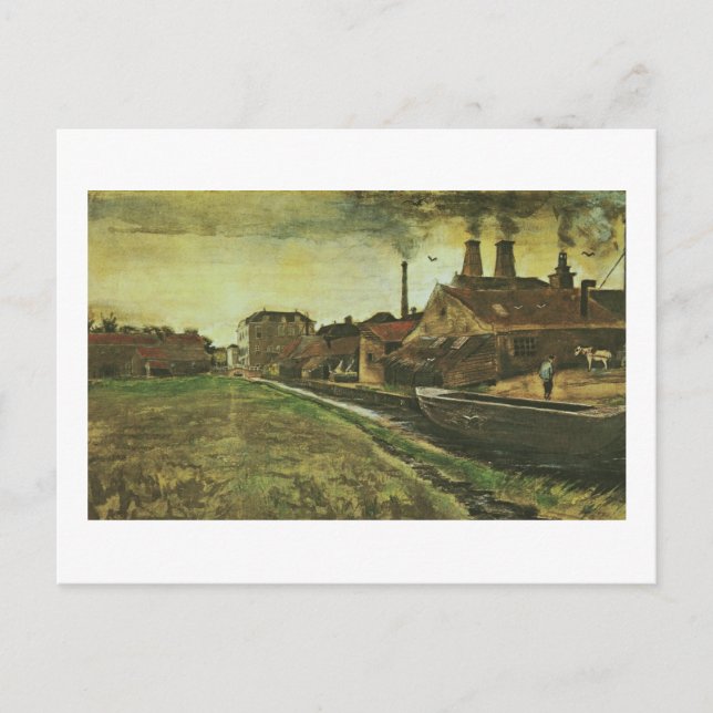 Iron Mill in The Hague Van Gogh Fine Art Postcard (Front)