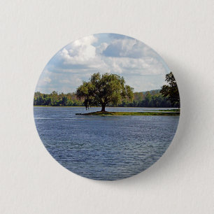 Iron Mountain Lake 6 Cm Round Badge