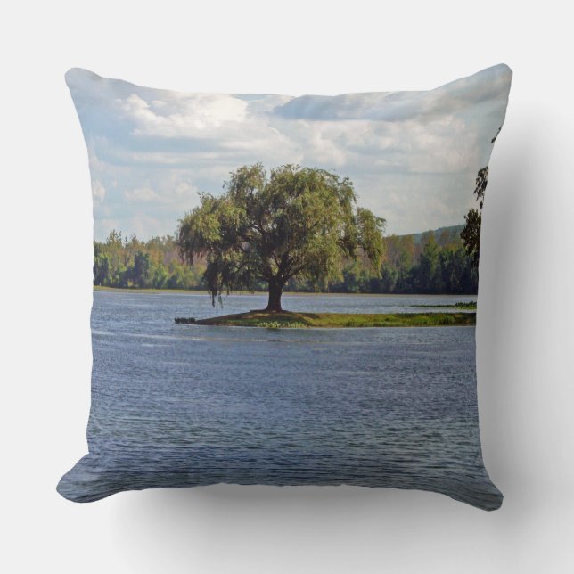 Iron Mountain Lake Cushion (Front)