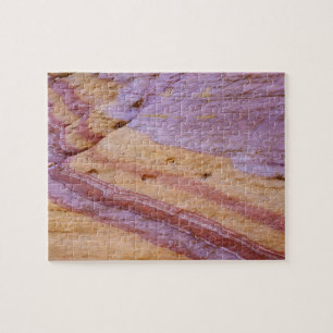 Iron oxides colour a sandstone formation jigsaw puzzle