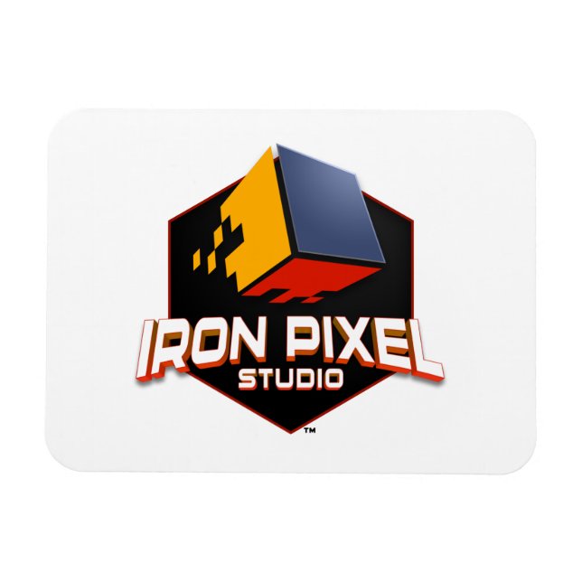 Iron Pixel Magnet (Horizontal)