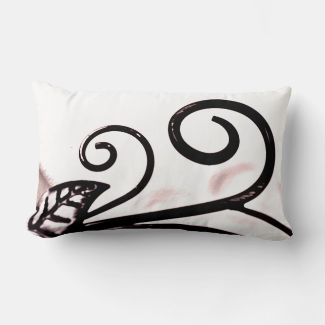 Iron Plant Lumbar Cushion (Front)