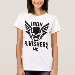 Iron Punishers Logo S-Sleeve T-Shirt Women LG