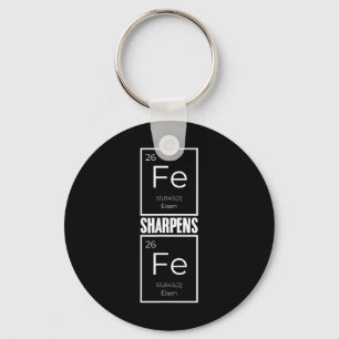 Iron Sharpens Iron Bible Verse Periodic Table Chri Key Ring
