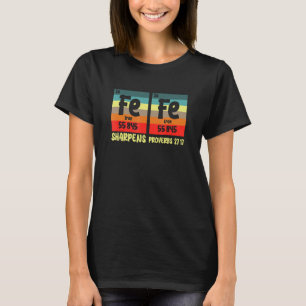 Iron Sharpens Iron Christian Guys Periodic Table E T-Shirt