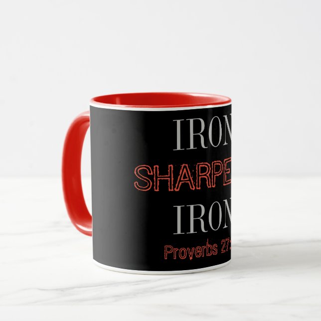 IRON SHARPENS IRON + Mug (Front Left)
