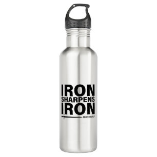 Iron Sharpens Iron - Proverbs 27:17 710 Ml Water Bottle