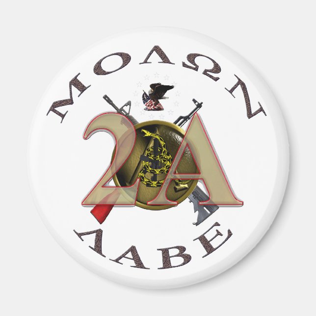 Iron Sights/Molon Labe Magnet (Front)