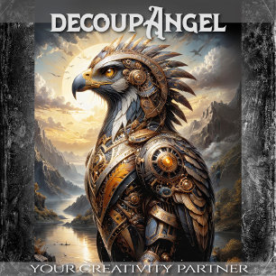 Iron Sky Sentinel - Decoupage - Tissue Paper