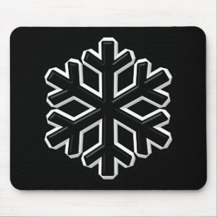 Iron Snowflake Mouse Pad