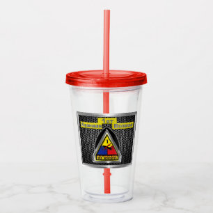 “Iron Soldiers” 1st Armoured Division Acrylic Tumbler