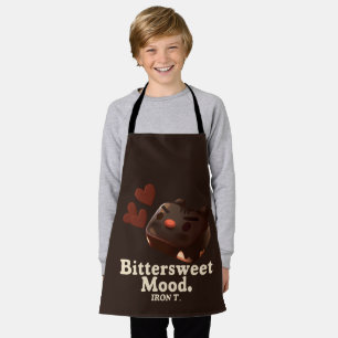 Iron T Bittersweet Mood: Dark Chocolate Cake Art Apron