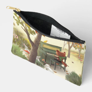Iron T. Fox: Woodland Piano Solo Music Art Accessory Pouch