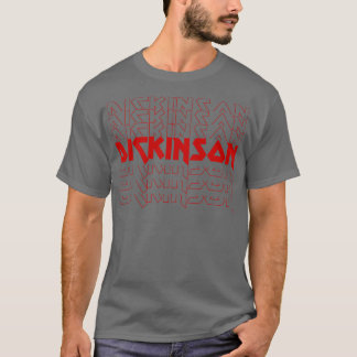 IRON TEXT DICKINSON MAIDEN T-Shirt