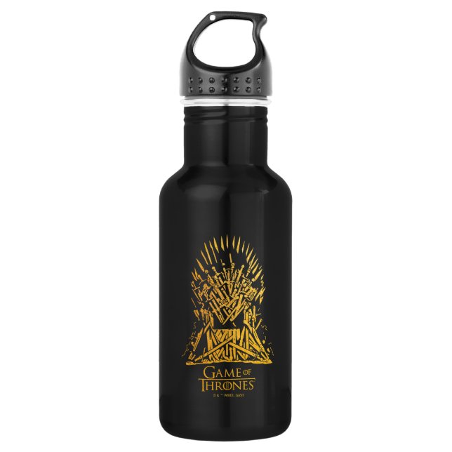 Iron Throne Icon 532 Ml Water Bottle (Front)