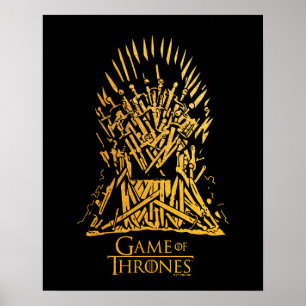 Iron Throne Icon Poster