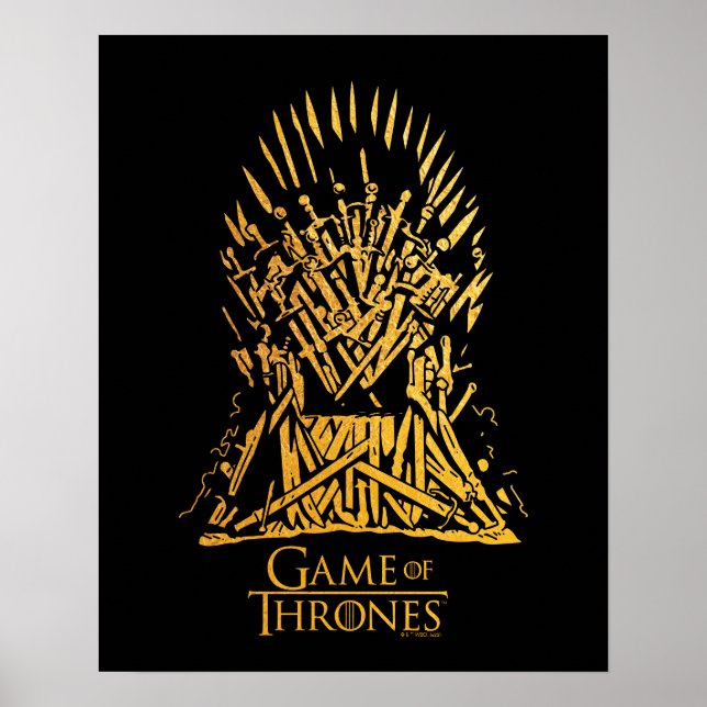 Iron Throne Icon Poster (Front)