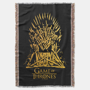 Iron Throne Icon Throw Blanket