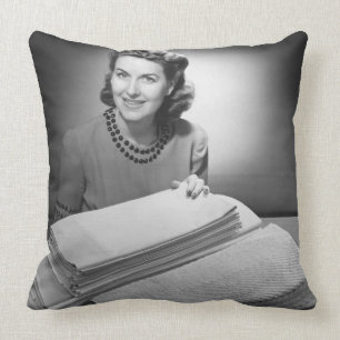 Ironed Linen and Towels Cushion