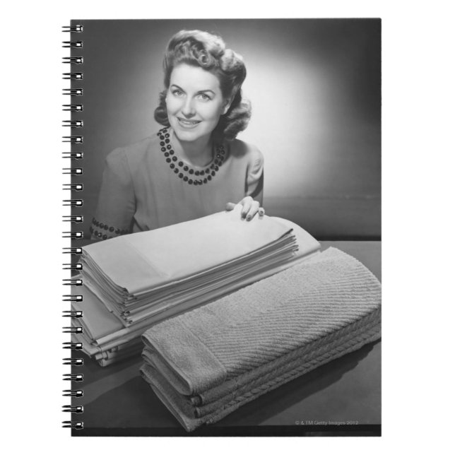 Ironed Linen and Towels Notebook (Front)