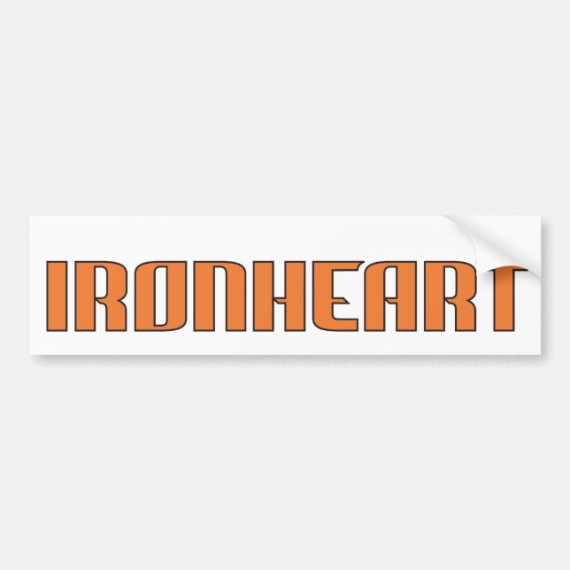Ironheart Bumper Sticker (Front)