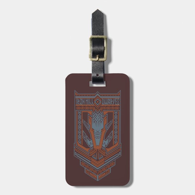 Ironhill Dwarves Shield Icon Luggage Tag (Front Vertical)