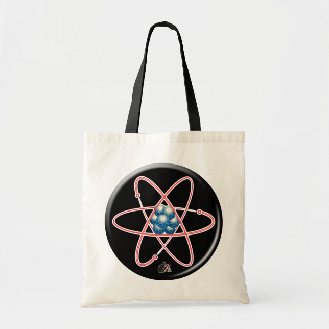 Ironic Atomic Tote Bag (Front)