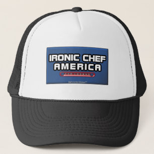 IRONIC CHEF AMERICA TRUCKER HAT
