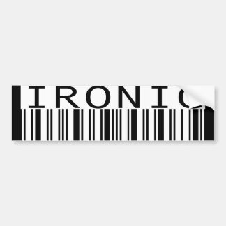 ironicbmpr bumper sticker