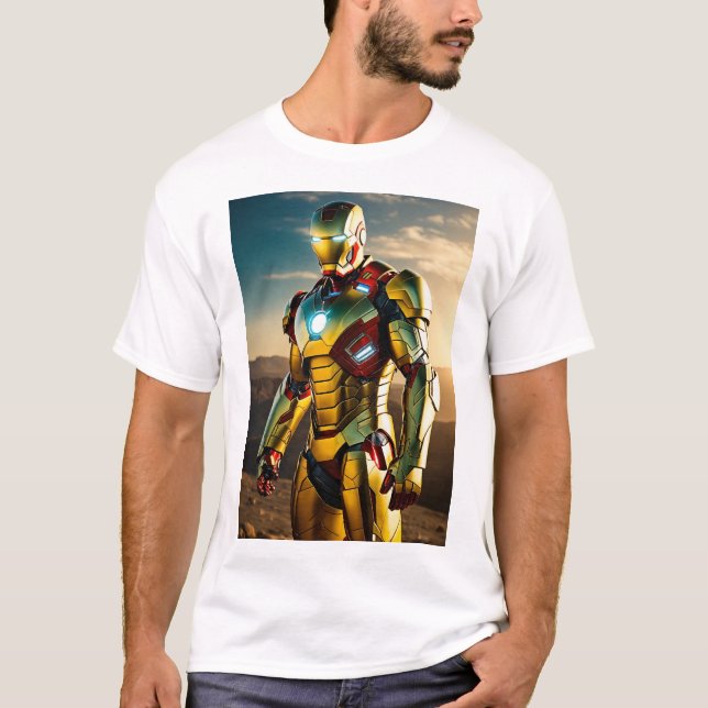 Ironman Elegance Tee – Embrace the Power of Stark! (Front)