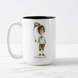 Ironman Golfer  Two-Tone Coffee Mug