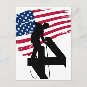 Ironworker Postcard