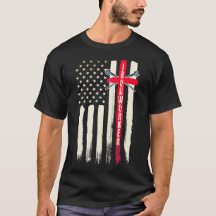 Ironworker s Gift Religious Christan Cross Tools T-Shirt