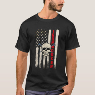 Ironworker Shirts Gift Patriotic American Flag