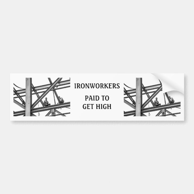 Ironworkers  bumper sticker (Front)