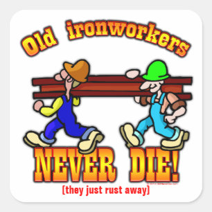 Ironworkers Square Sticker