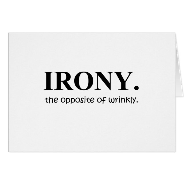 irony (Front Horizontal)