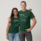 Irony Definition The Opposite of Wrinkly T-Shirt (Unisex)