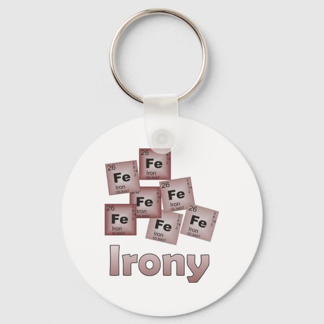 Irony Key Ring (Front)