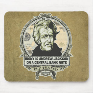 Irony on A Central Bank Note Mousepad